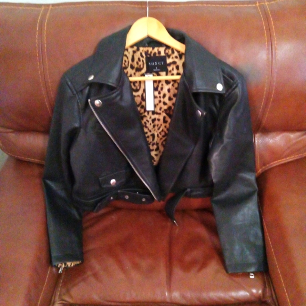 Women's Small leather jacket